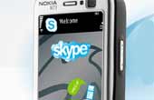 N73 og W950i får nu Skype