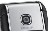 Nokia-mobil med nødsignaler