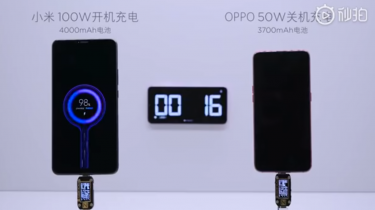 Xiaomi fremviser lynhurtig 100W-opladning