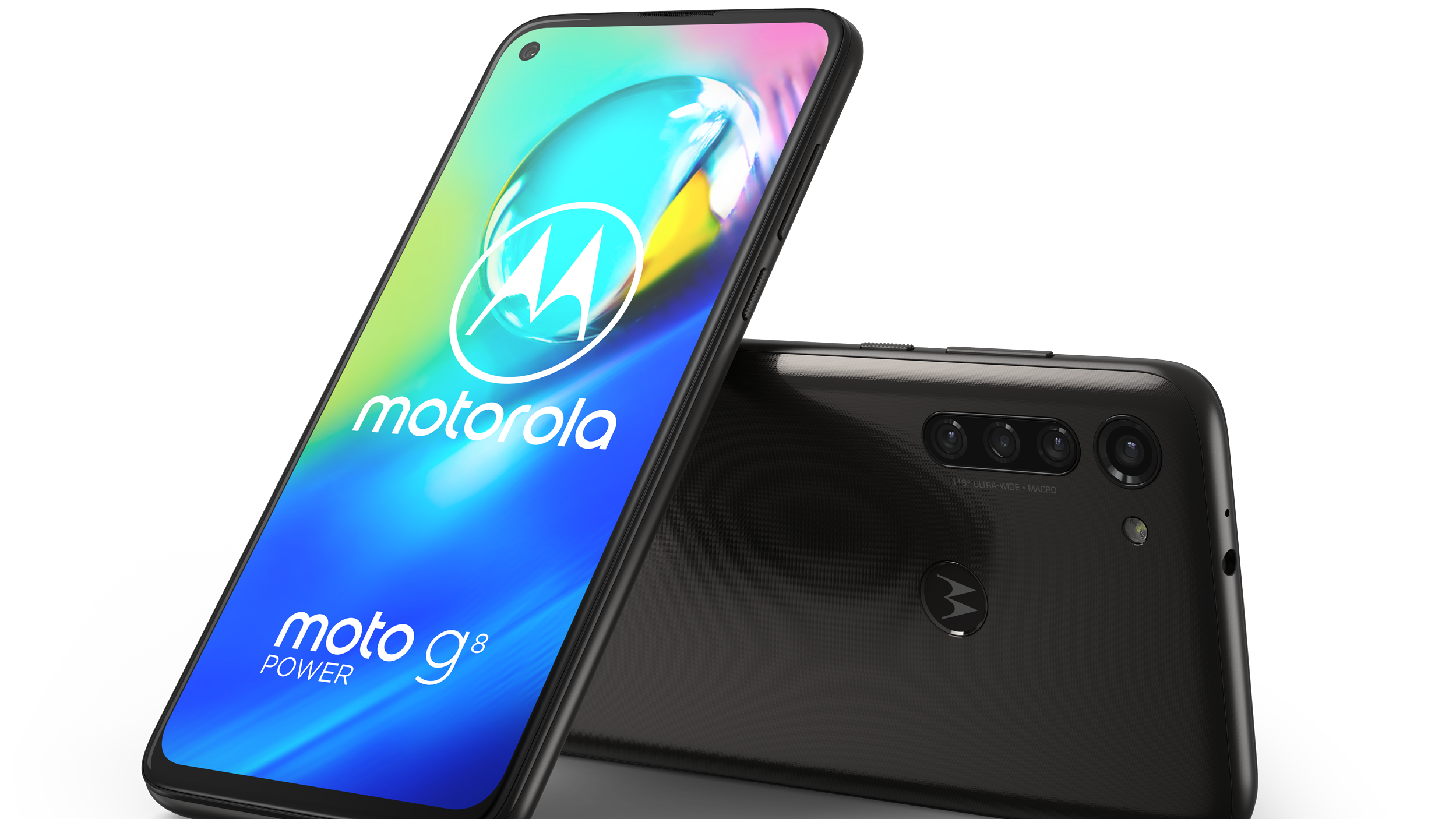 Motorola Moto G8 Power i sort.