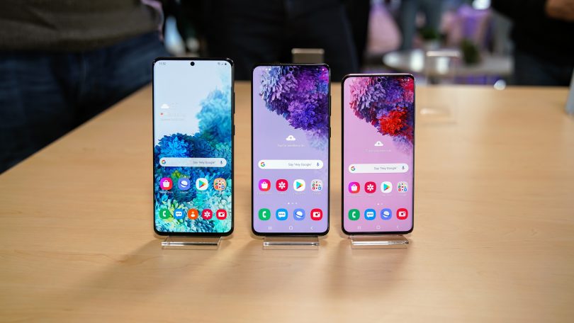 Der er forskel på 5G i de tre Samsung Galaxy S20