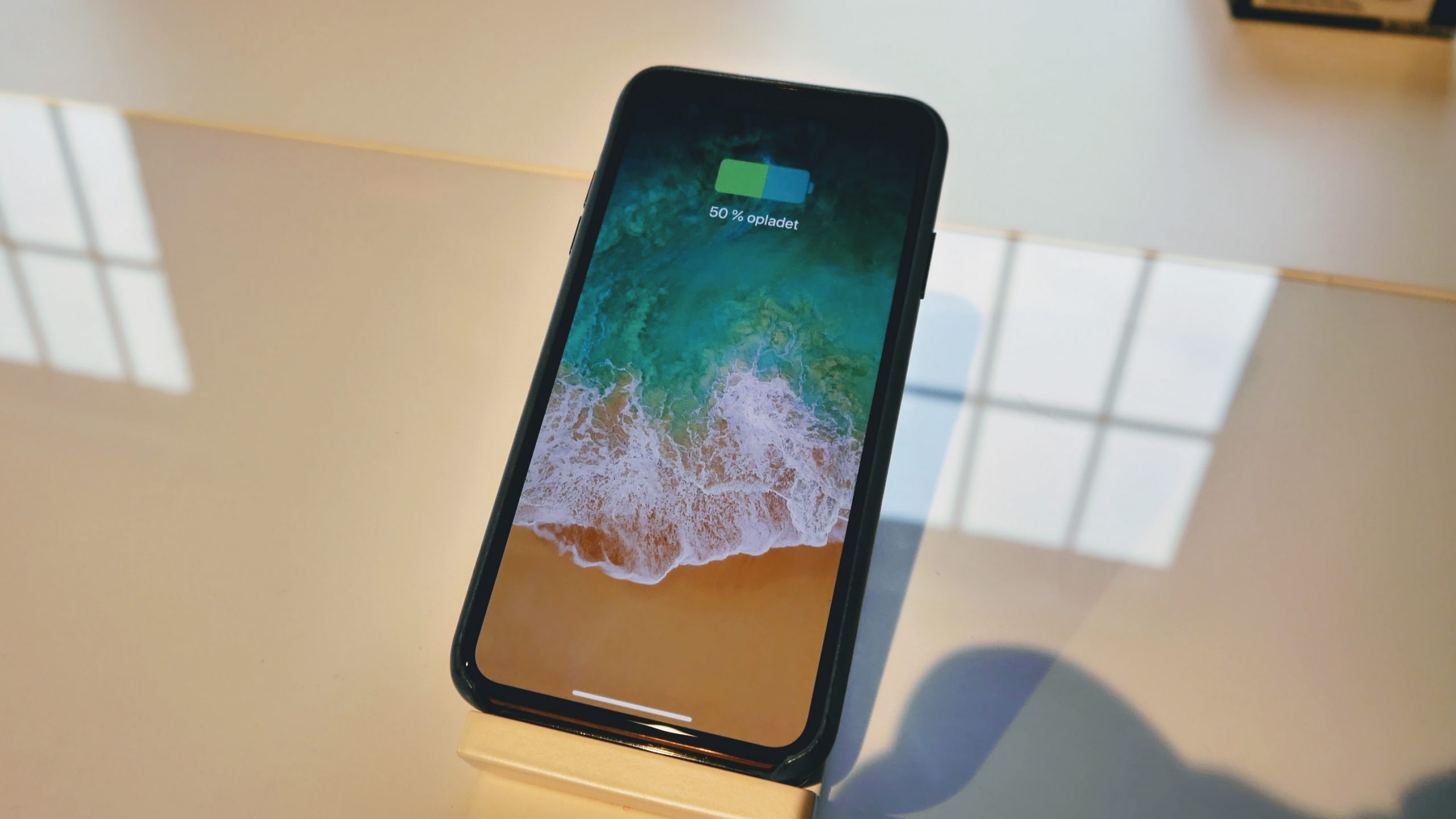 iPhone XS Max trådløs opladning