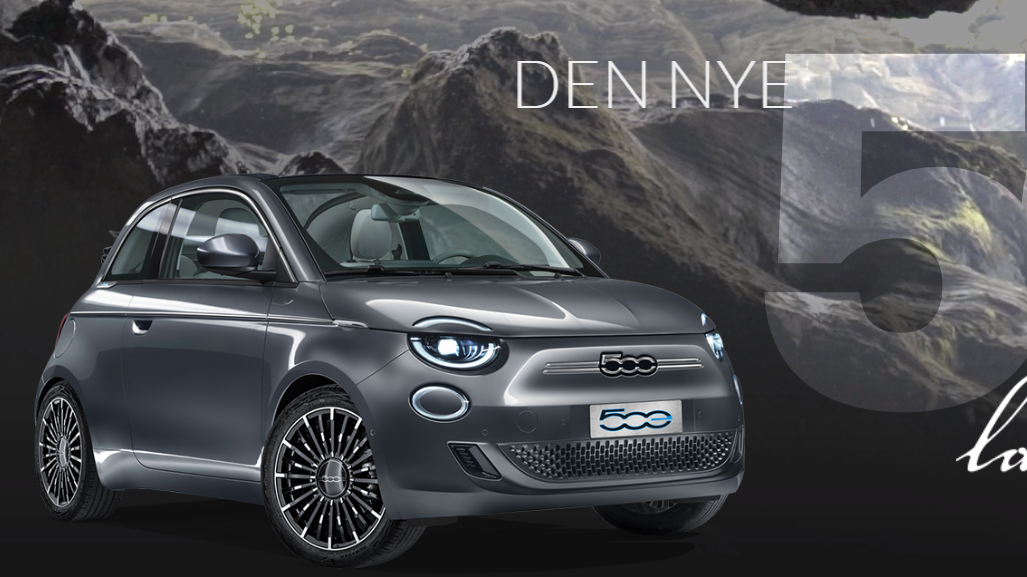 Elbilen Fiat 500 “La Prima” har hurtigopladning og Uconnect 5