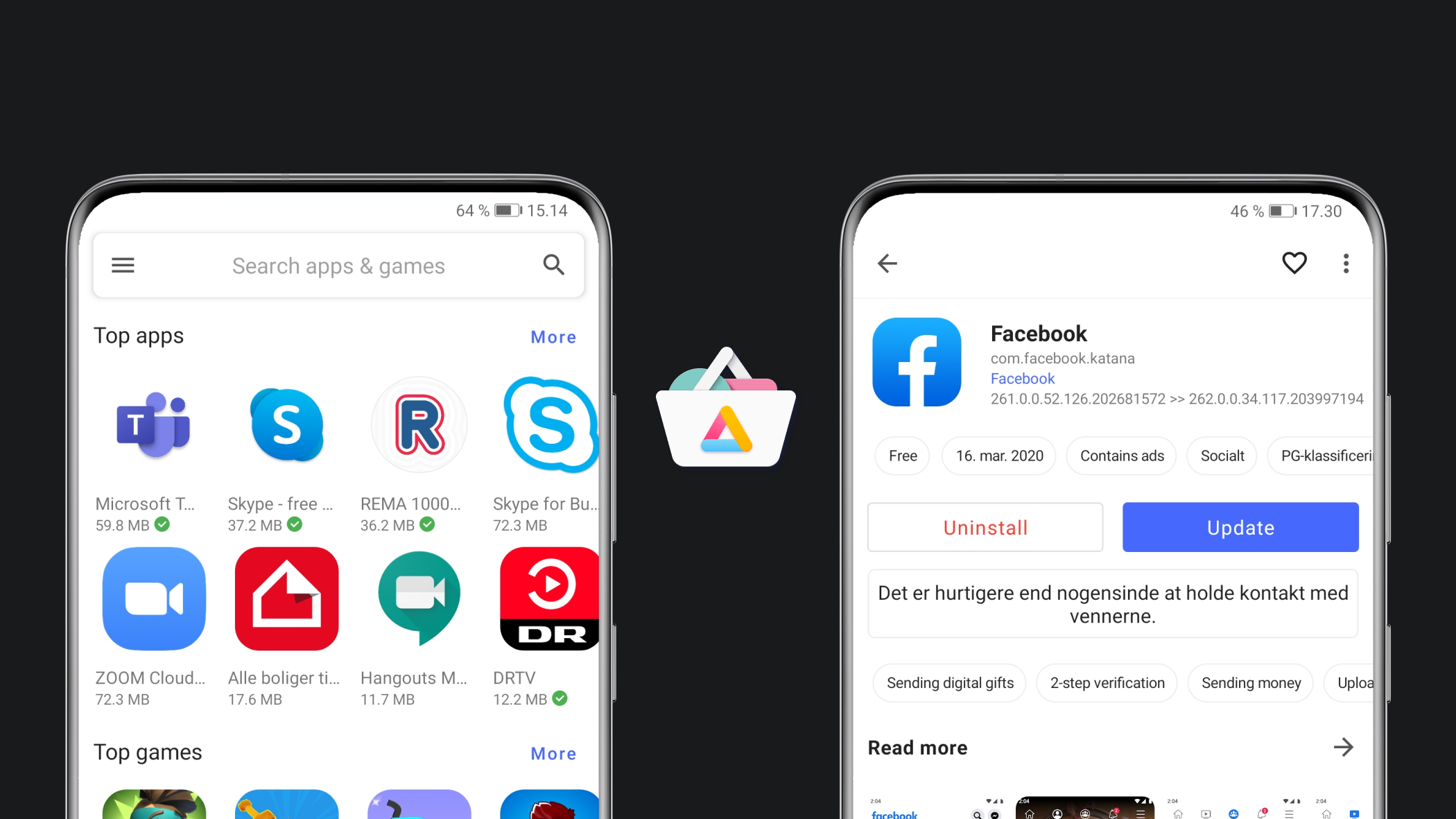 Download apps fra Google Play på Huawei-smartphones med Aurora Store