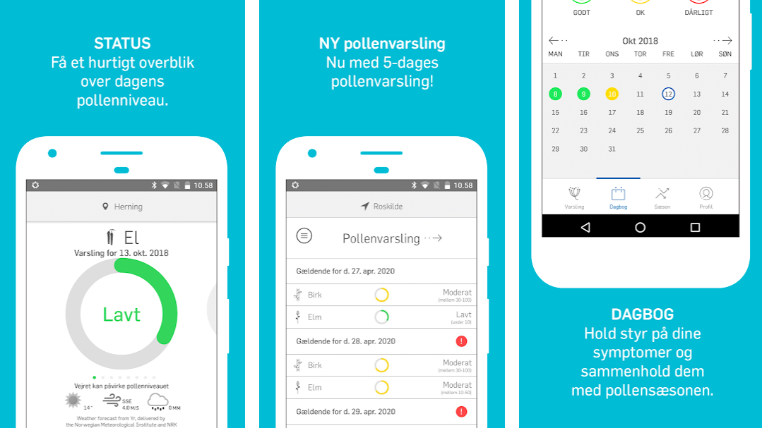 Pollen-app: Kunstig intelligens skal hjælpe pollenallergikere