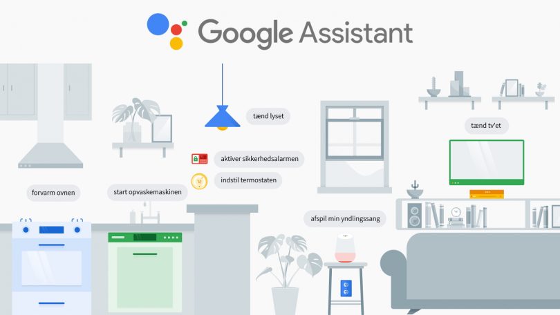 du et smart-hjem med Home og Google Assistent