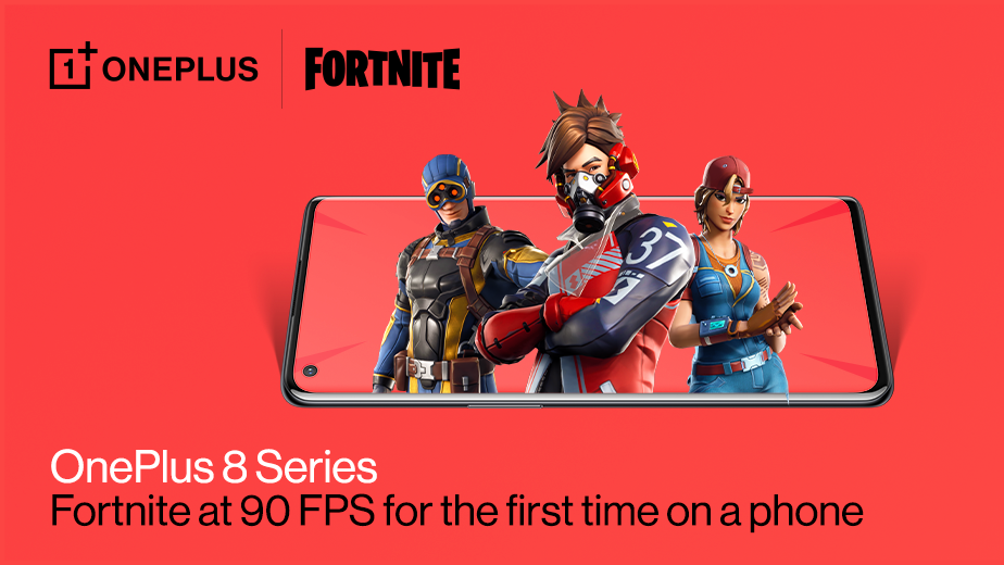 OnePlus 8 og 8 Pro kan nu køre Fortnite i 90 fps