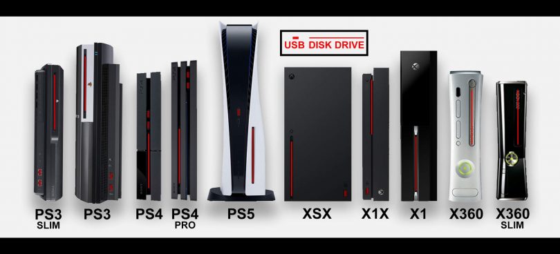 playstation 5 størrelse