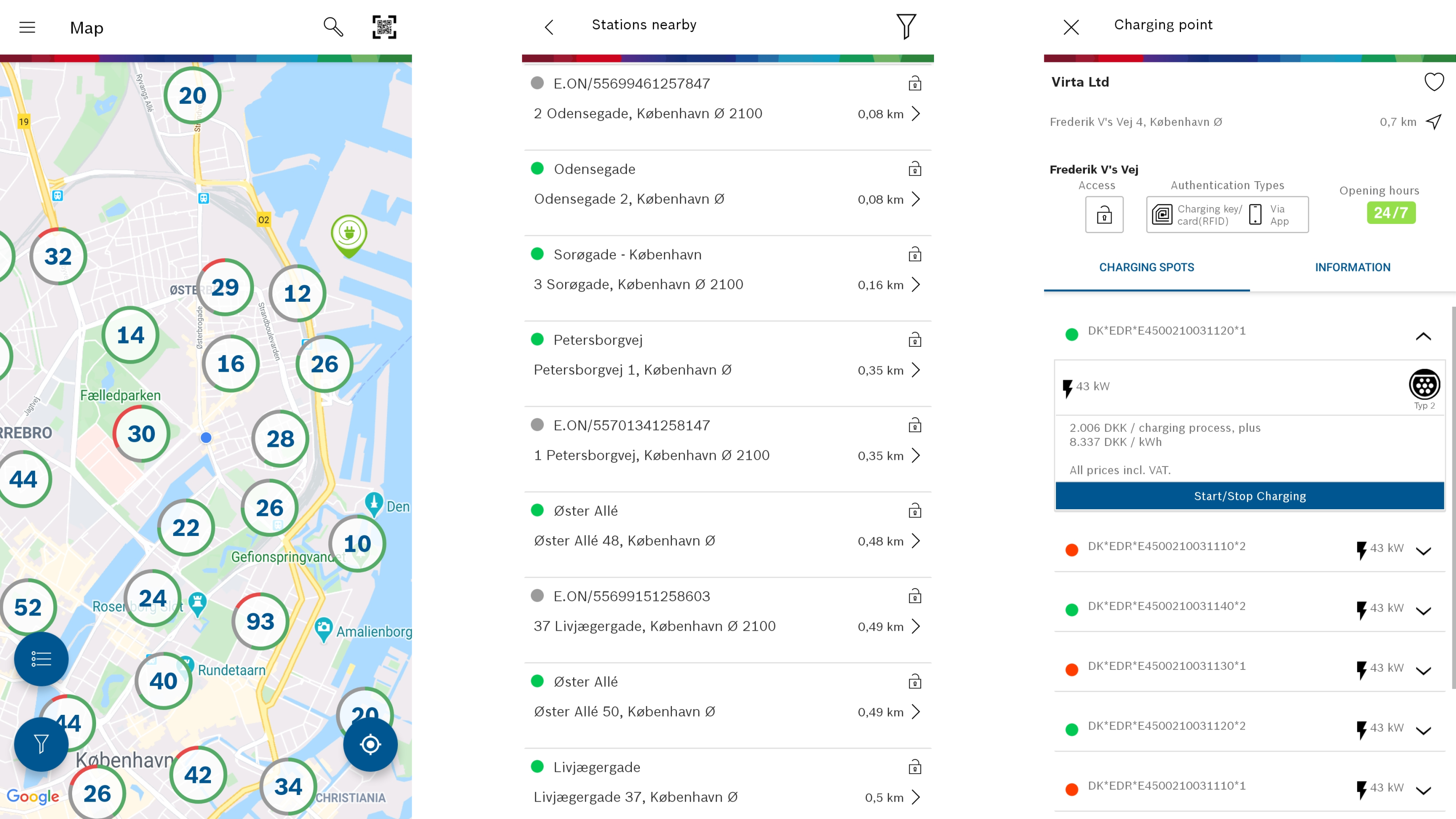 Find 150.000 ladestationer til elbilen med ny app fra Bosch