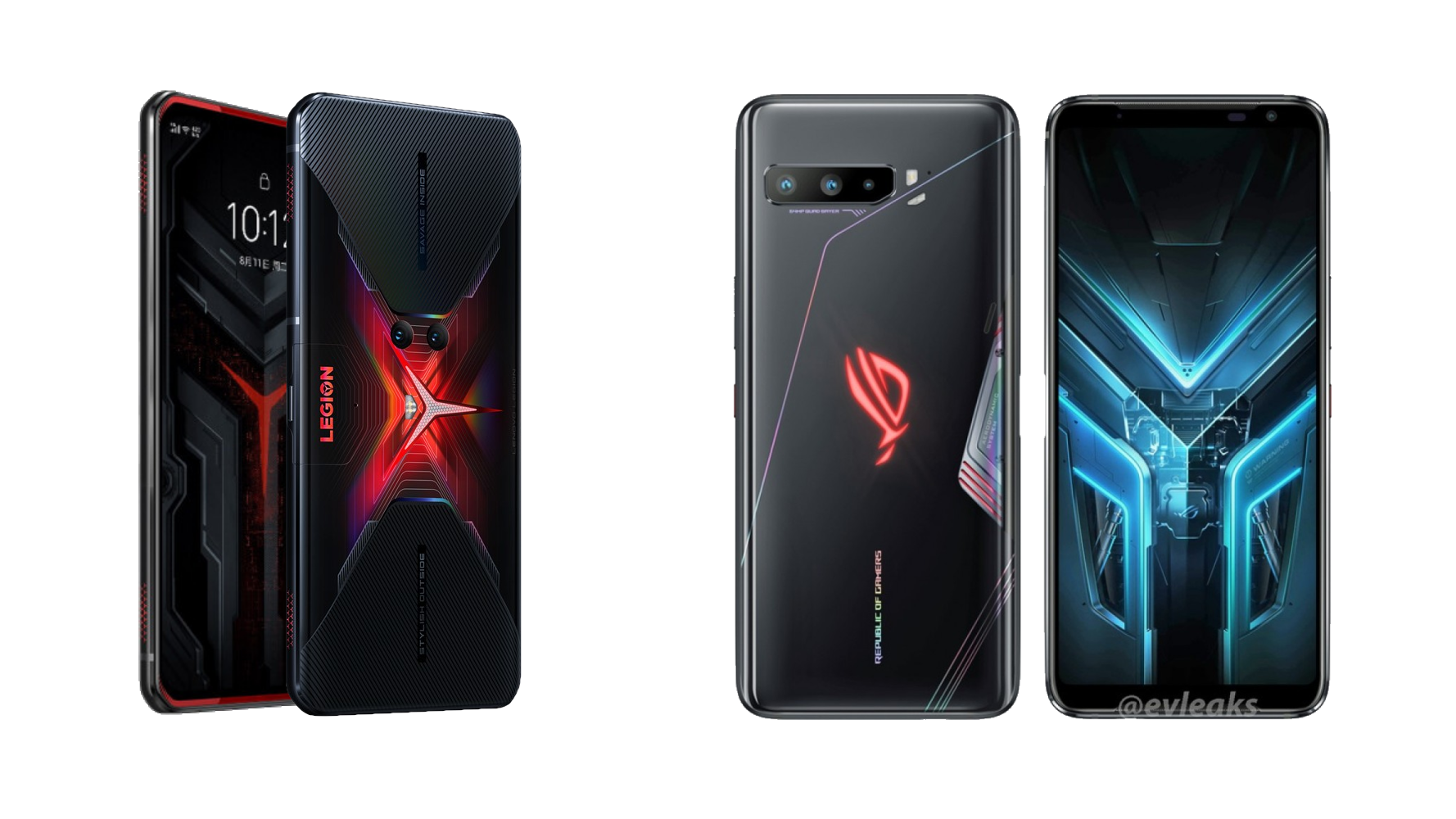 Billeder af ASUS og Lenovos gamingmobiler lækket