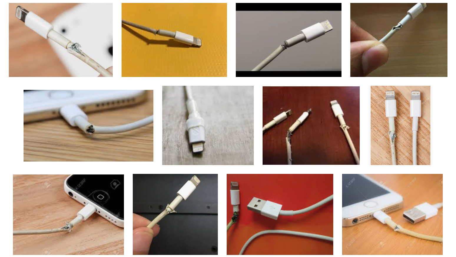 Slut med ødelagte iPhone-kabler: Flettet ladekabel følger med iPhone 12