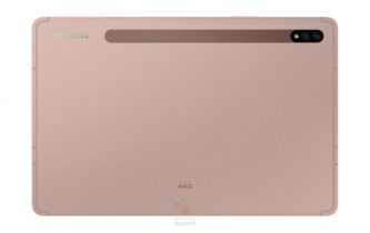 Samsung Galaxy Tab S7 på 11 tommer i farven Mystic Bronze