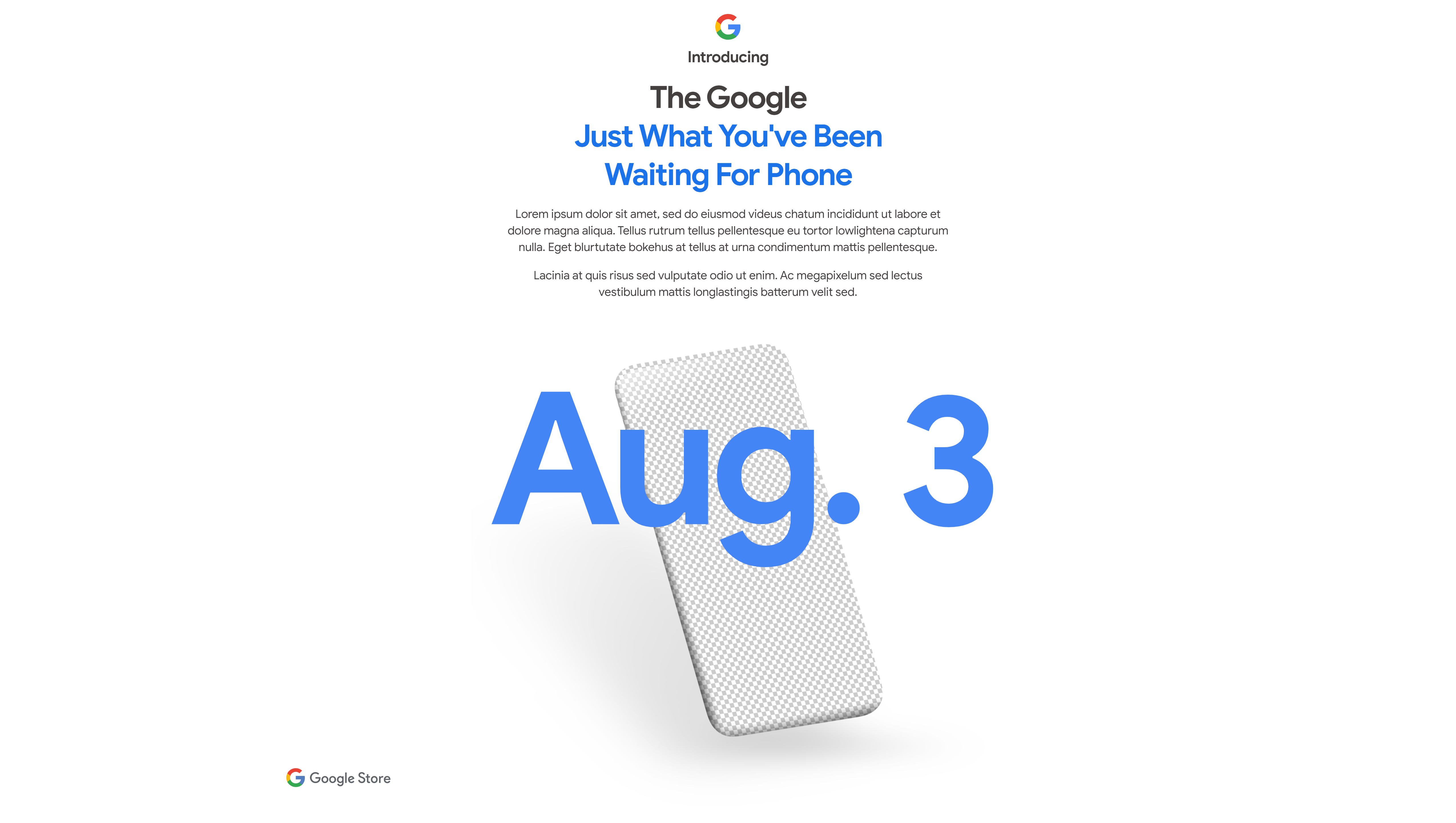 Google Pixel 4a lanceringsdato 3. august