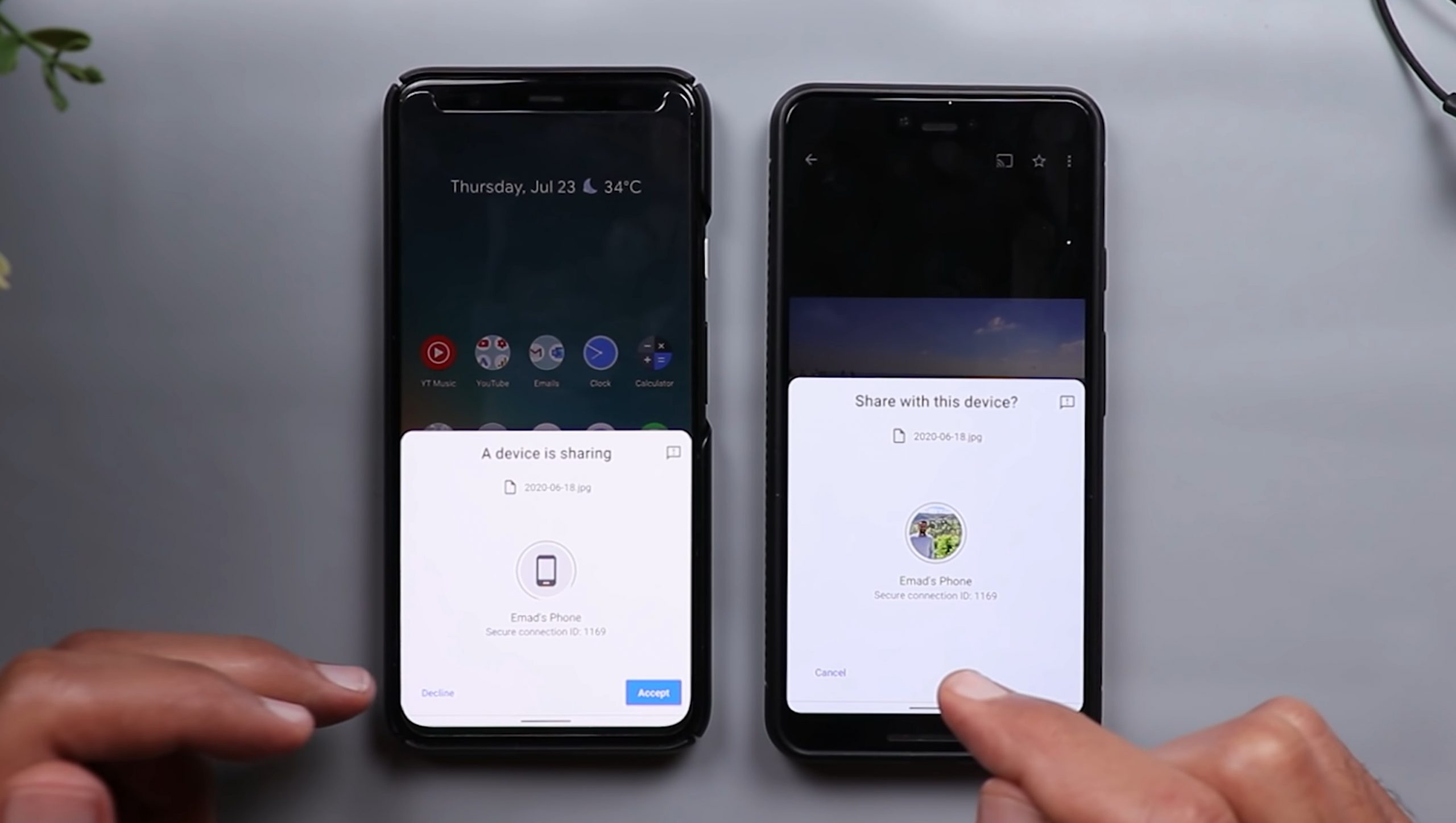 Sådan fungerer ”Deling tæt på” – Android-konkurrenten til AirDrop