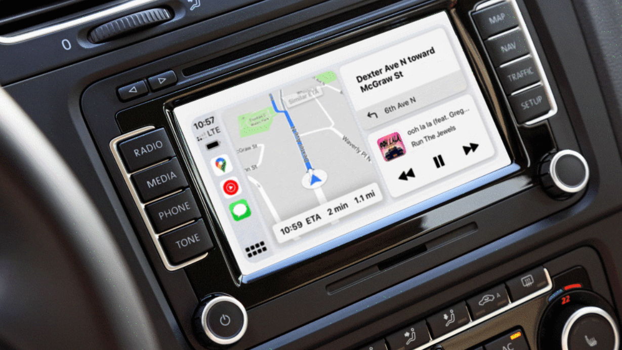 Google Maps er nu kompatibelt med Apples CarPlay Dashboard