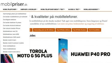 Mobilpriser.dk relanceret med nyt design