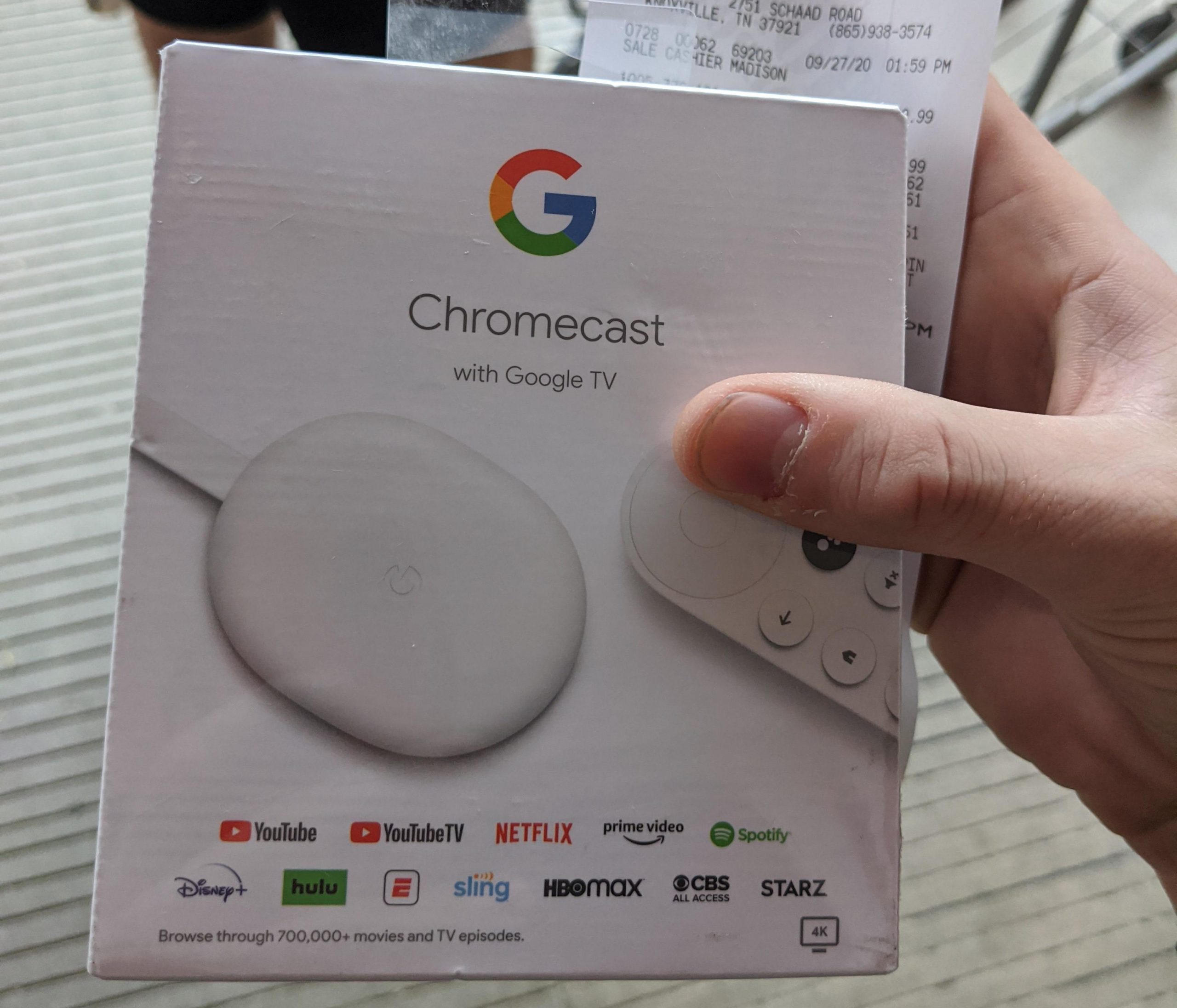Her er Chromecast med Google dens pris