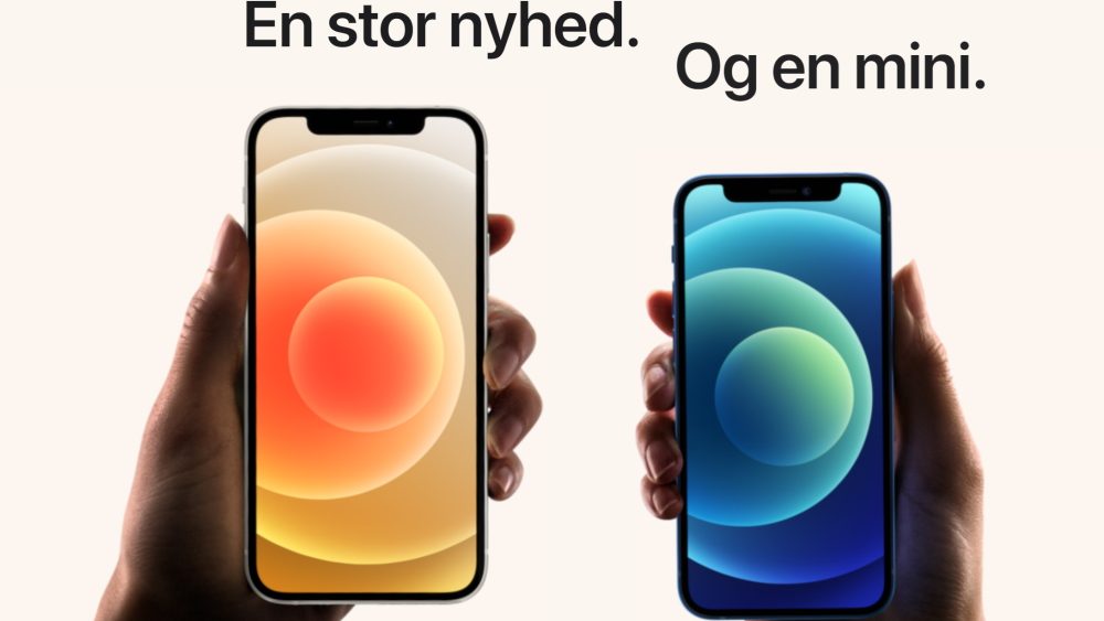 Så lille og stor er iPhone 12 Mini og iPhone 12 Pro Max