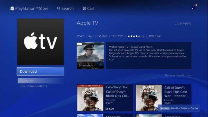 Nu er Apple TV-app klar til PlayStation 4 og 5