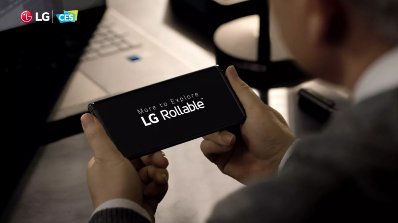 LGs rulbare telefon, LG Rollable, lanceres i 2021