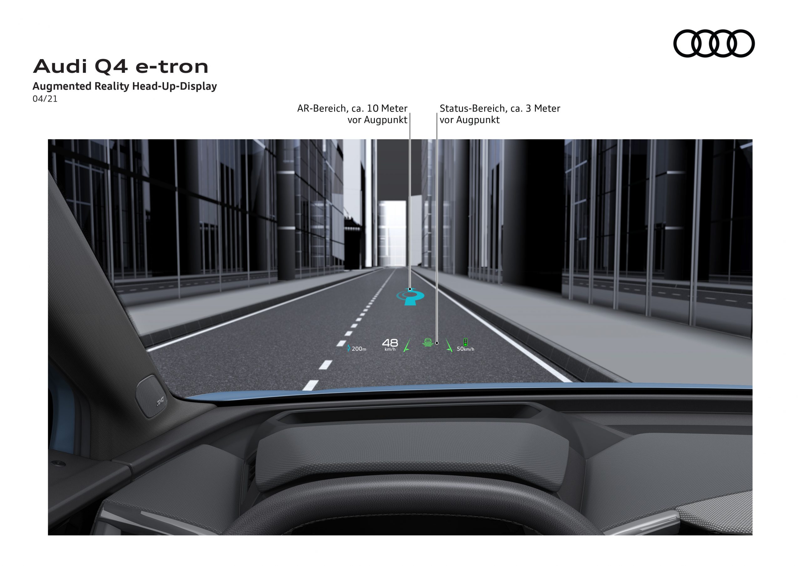 Heads up display Audi Q4 e-tron