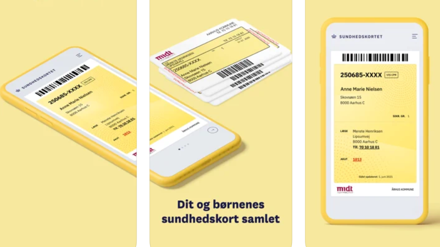 Hvordan bruger jeg Sundhedskort-appen?