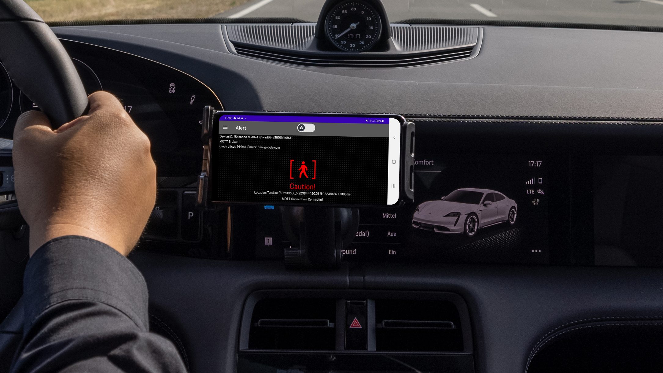 Porsche og HERE bygger realtime trafikadvarselssystem