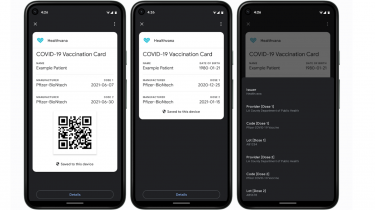 Google indbygger COVID-19 vaccinepas direkte i Android