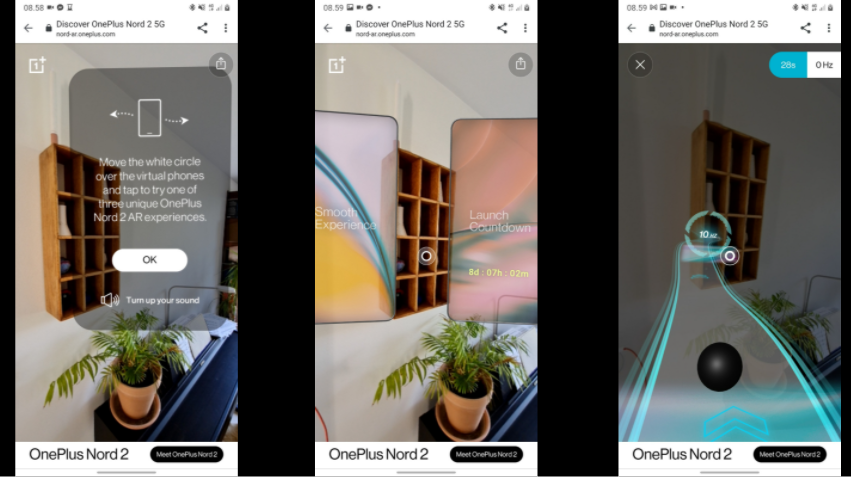 oneplus ar spil vind nord 2