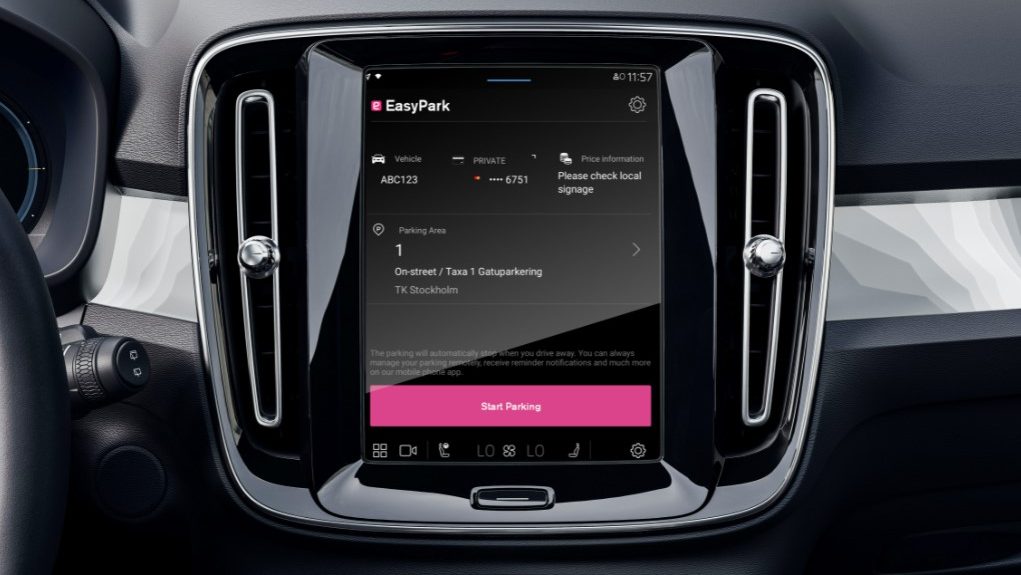 Volvo-ejere kan betale for parkering uden P-automat eller smartphone