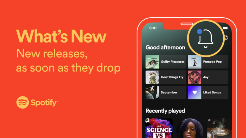 Nu kan du nemmere følge artister og podcasts i Spotify