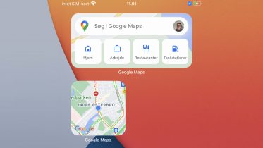 Google Maps kan nu fås som widgets på iPhone