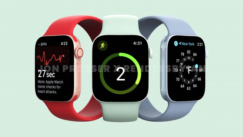 Rygte: Apple Watch Series 7 kommer i to nye størrelser