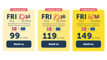 duka tilføjer mere data i abonnementer og giver to måneder gratis