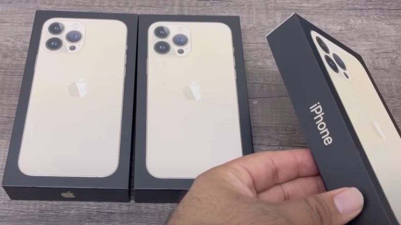 iPhone 13 Pro Max unboxing – se den flotte guldversion