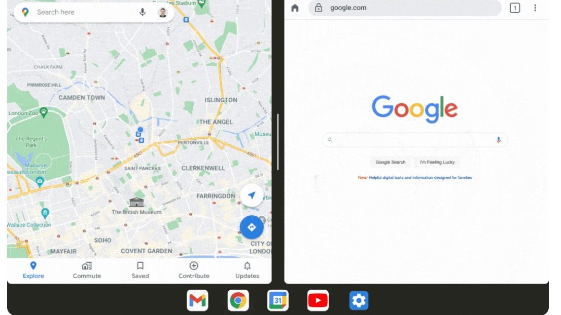 Google Android 12L er skræddersyet til tablets og foldbare enheder