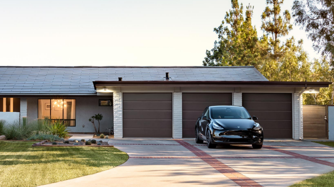 Tesla Solcelletag