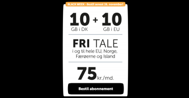 Få mobilabonnement med fri tale og 10 GB til billig pris