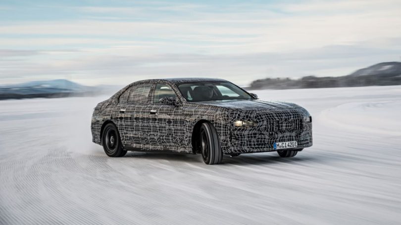 BMW i7 – fuldelektrisk luksussedan testes nu