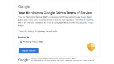 Google Drev vil snart forhindre dig i at dele ”ulovlige” filer