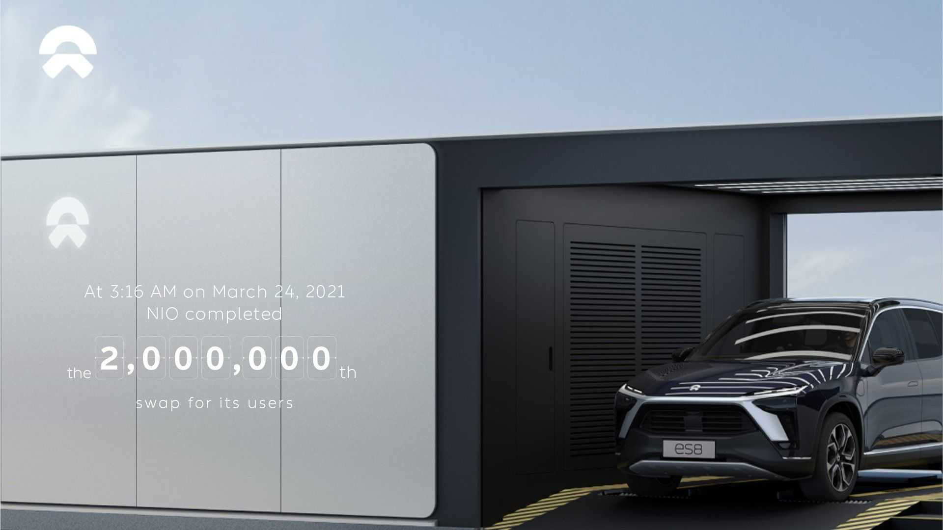 Nio elbiler batteriskifte