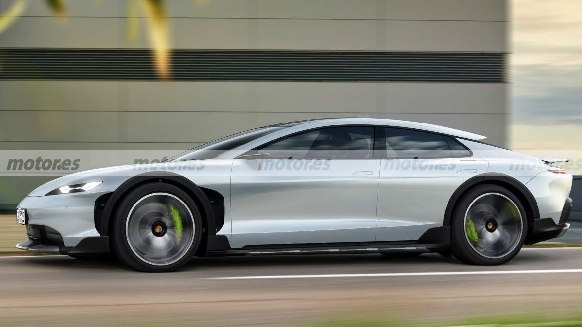 Porsche elektrisk sedan Landjet