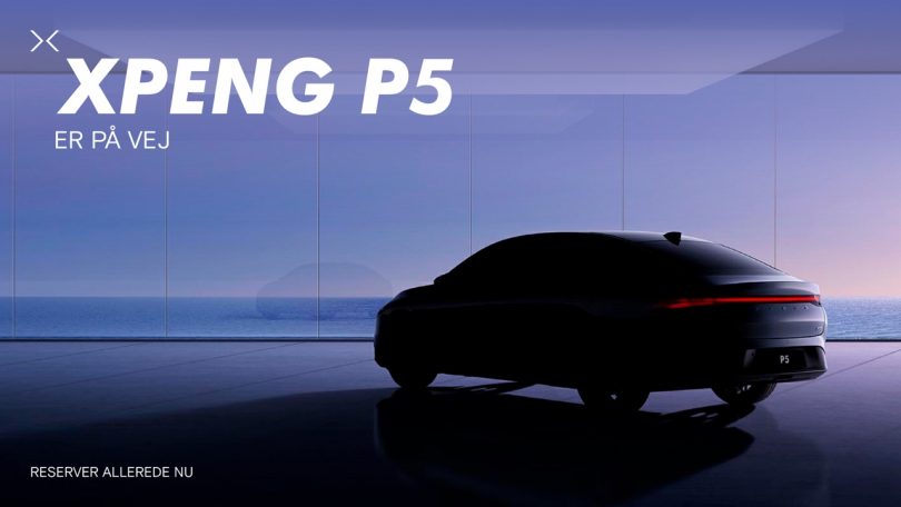 XPENG lancerer sedanen P5 i Danmark – forudbestil allerede nu