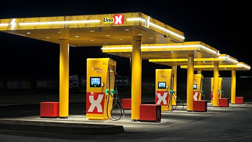Uno-X klar med lynladning til elbiler i Danmark