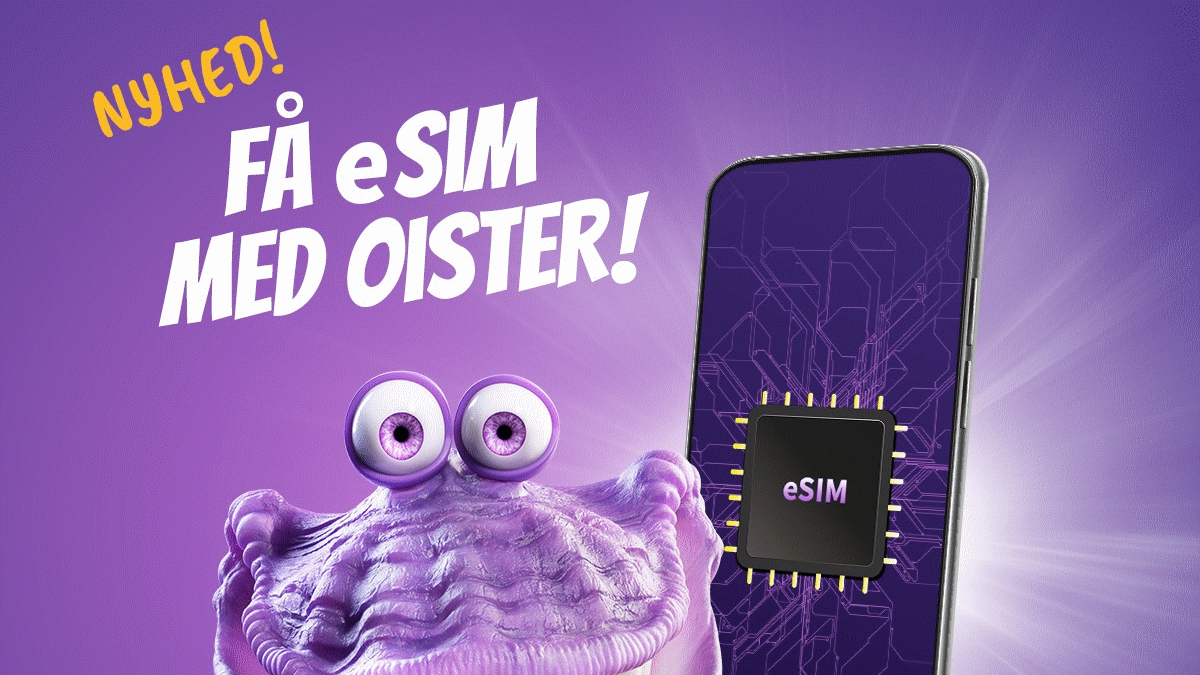 OiSTER tilbyder nu eSIM – men ikke til Apple Watch og smartwatches