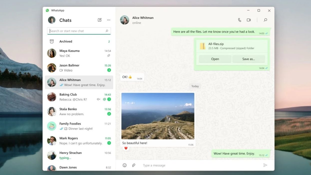 WhatsApp får native Windows-app – MacOS får senere