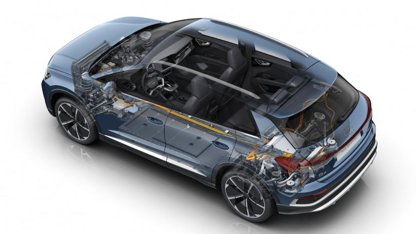 Audi udvikler elbilbatterier med indbygget ildslukker