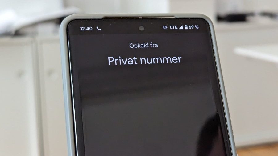 Ring med skjult nummer uden at have hemmeligt nummer
