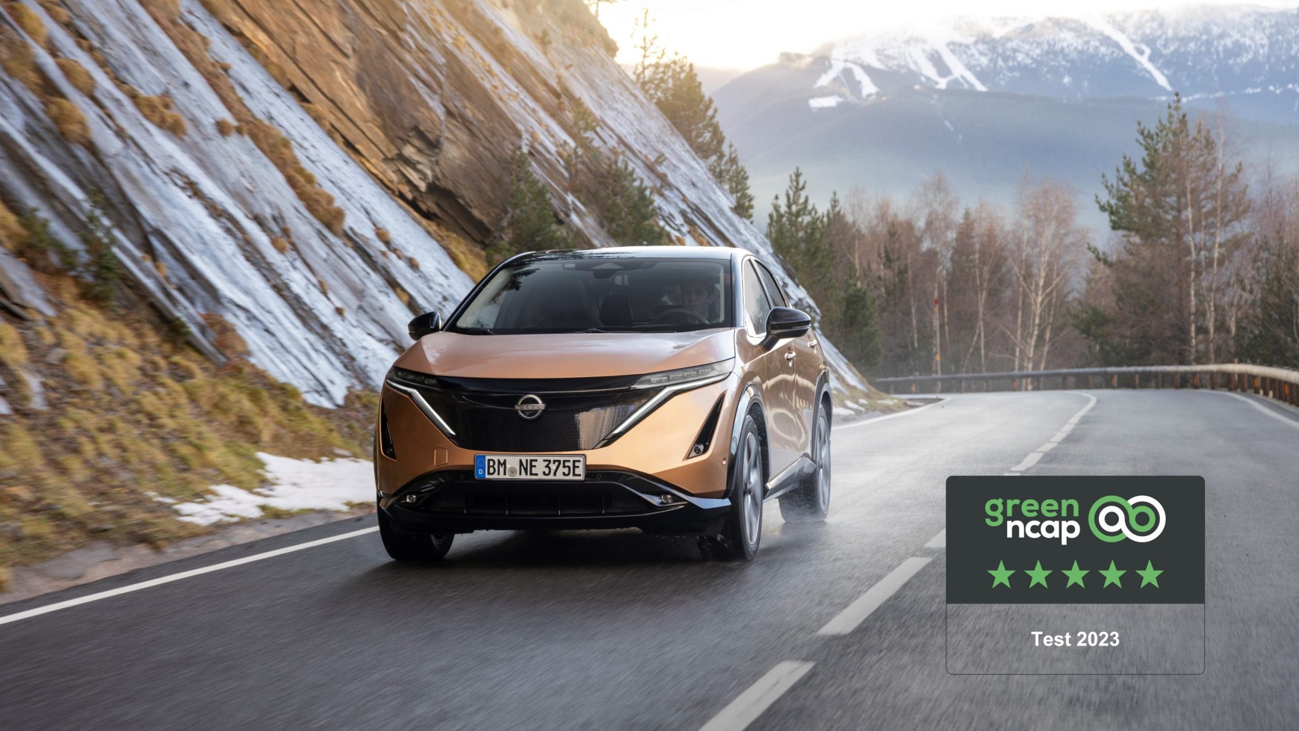 Nissan Ariya får topkarakter i test af bæredygtighed