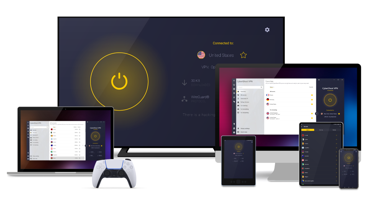 Få en bedre gamer-oplevelse med CyberGhost VPN